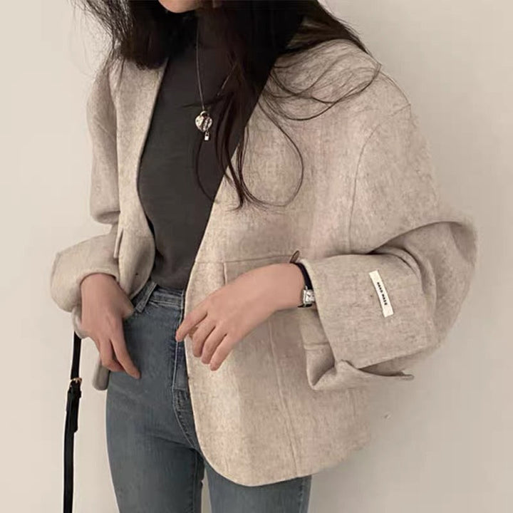 VOGUE™ - Chic Woolen Jacket