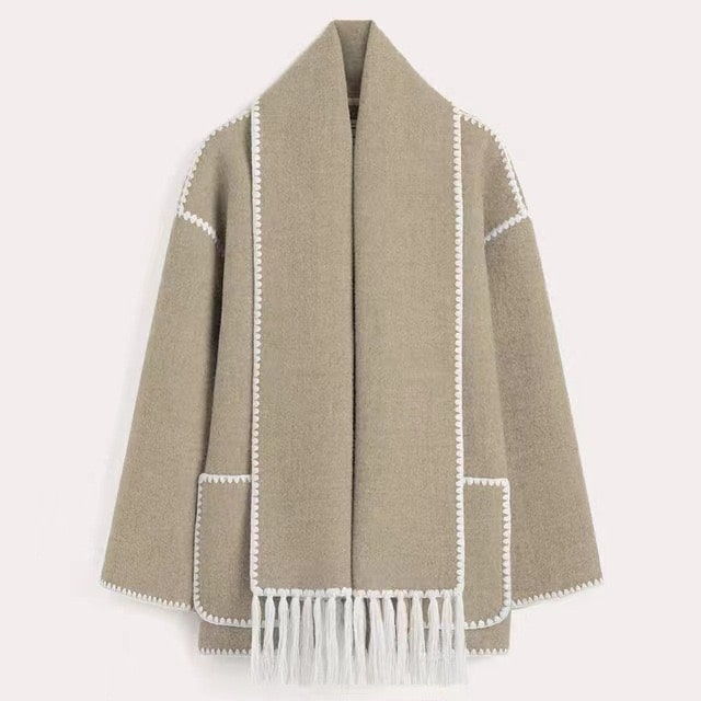 Emily™ - Cozy Wool Cape Jacket